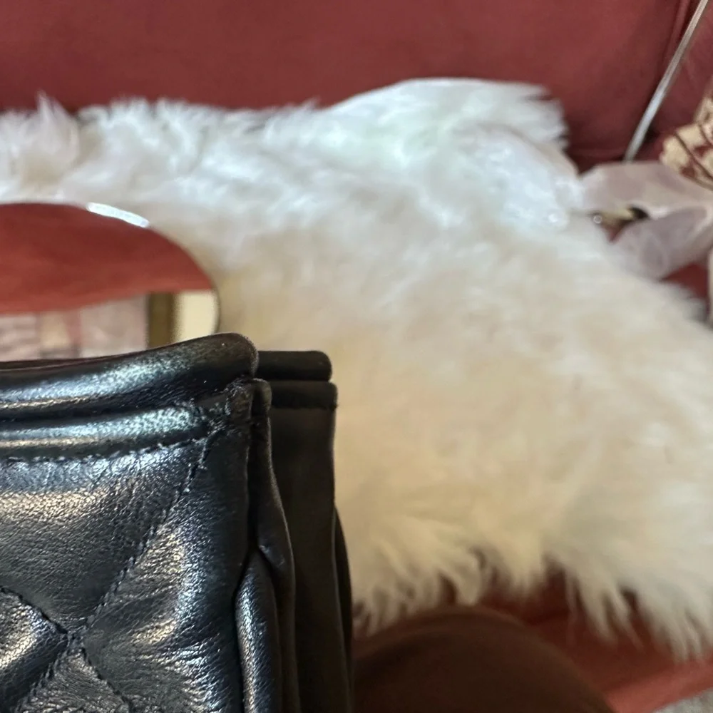 Chanel-Vintage Matelassé Chain Shoulder Bag w/ Coco Charm - Picture 10 of 16